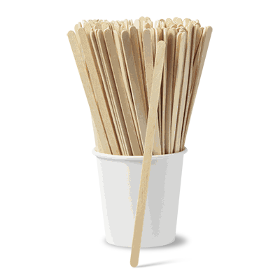 AGITATEUR A CAFE EN BOIS 14CM - 10X1000 PCS